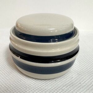 VTG🏯ESTATE Hand painted Stoneware Hearthside Japan Sugar Holder